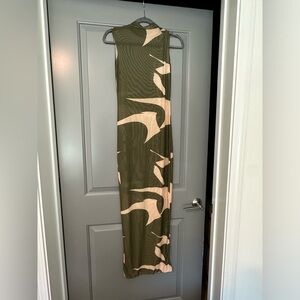 Camo See Through Mesh Dress